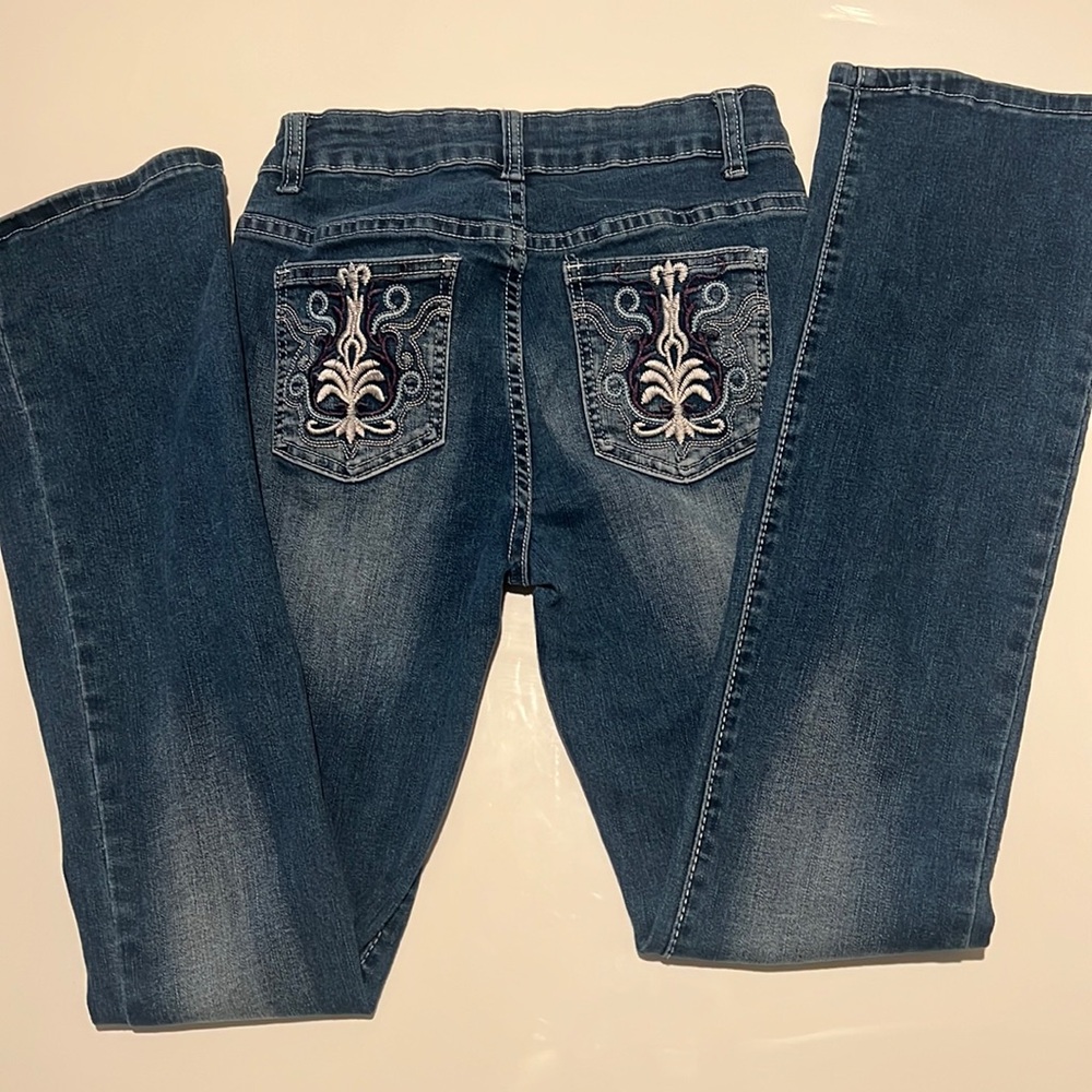 New boot cut washed out jeans size 2 (xs)